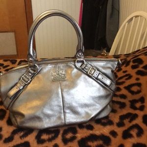 Authentic Gunmetal Coach Bag